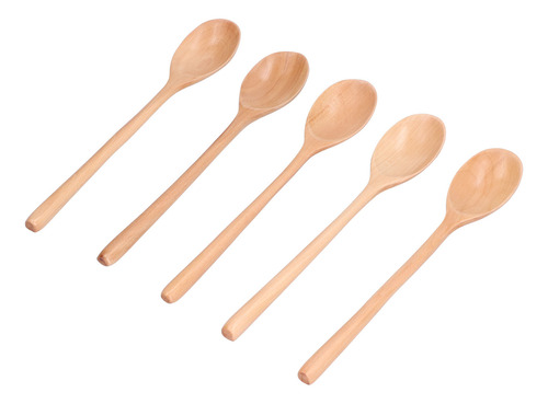 Cuchara De Comida, Mango Largo, 5 Unidades, Para Mezclar Arr