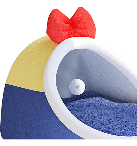 Cama De Gato, Cama Para Animais De Estimação, Azul S