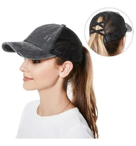 Imagen 3 de 5 de Gorra Vintage Lisa Gastada Combinada Importada Duo