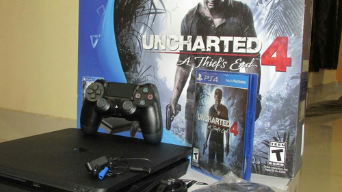 Playstation 4 Ps4 Con Uncharted 4 Nueva En Caja Sellada.