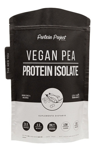 Vegan Pea 908 Grs Isolate Protein Project Vegana  Adn