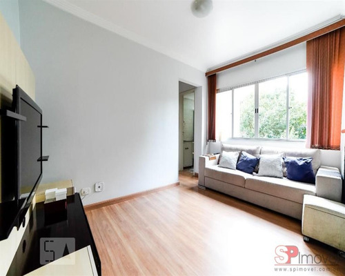 Imagem 3 de 9 de Apartamento Mobiliado E Recém Reformado. Pronto Para Morar. Inclui Tv, Sofá, Geladeira, Rack, Armários E Camas. 02 Dormitório(s)01 Vaga(s) - Ml119 - 69623666
