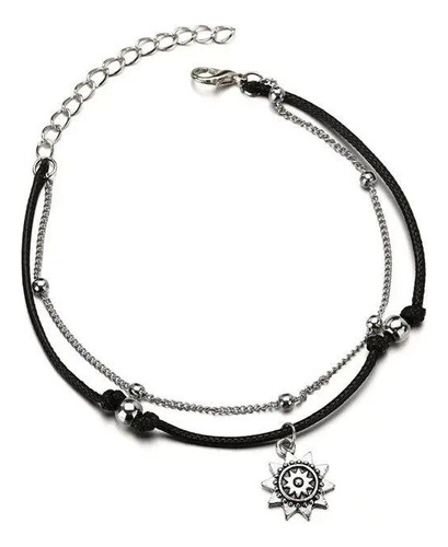 Tobilleras Cadena Tobillo Tortuga Sol Pulsera Sandalia Set