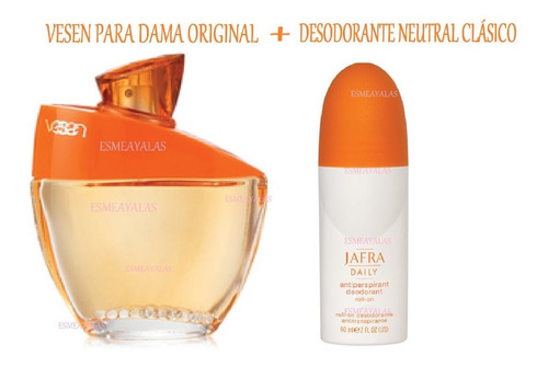 Jafra Vesen Perfume Para Dama+ Desodorante Clásico