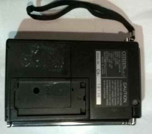 Imagen 4 de 4 de Televisor Portatil Citizen Mod P522 Handheld