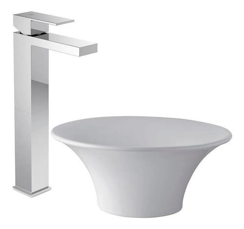 Griferia Fv Dominic New Monocomando Alto 0181.02/85n Cr Baño