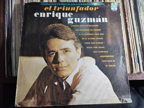 Enrique Guzmán El Triunfador Vinilo Lp Acetato Vinyl