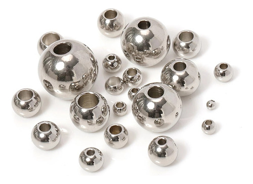 Cuentas De Acero Inoxidable Para Joyería Diy