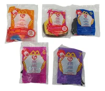 Comprar 5 Peluches Mcdonalds Cajita Feliz Ty Beanie Animal Del 2000