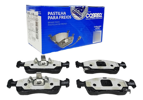 Juego 4 Pastillas De Freno Cobreq Chevrolet Prisma 1.4