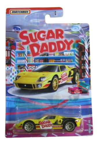 Carrinho Matchbox - Sugar Daddy: Ford Gt 40 2/6