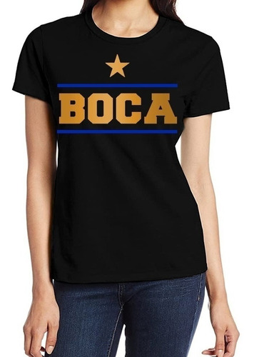 Polera Estampada Boca Juniors Logo Xeneize Club Futbol