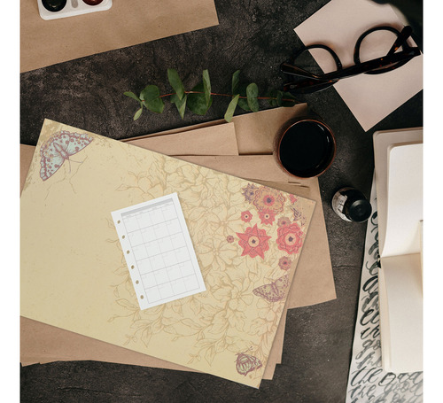 Mini Cuaderno De Recortes De Papel De Encuadernación, 4 Unid