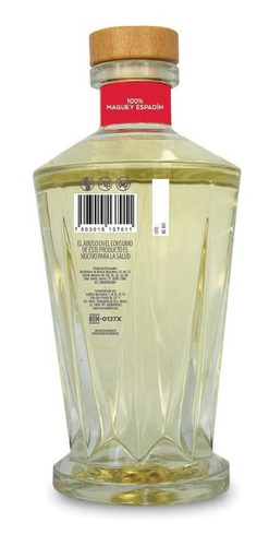 Imagen 2 de 3 de Mezcal Delirio De Oaxaca Reposado 750ml - S003