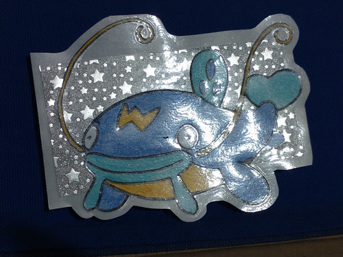 Sticker Casero Whiscash Pokémon Bootleg H (Usado)