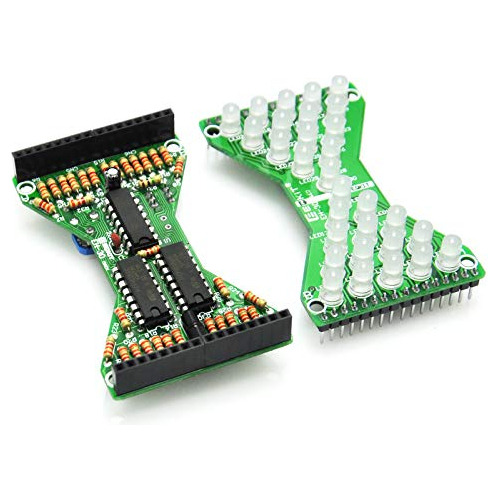Kit De Práctica De Soldadura Con Led Gikfun Con Forma De Rel