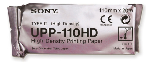 Papel Ecografia Upp110hd Sony (alta Definicion) X5 Rollos