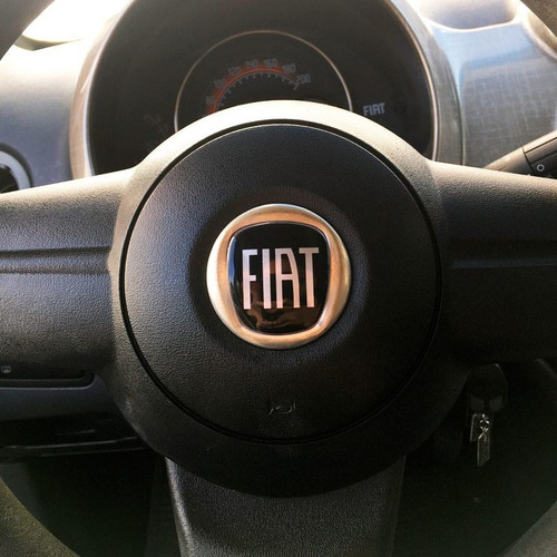 Imagem 4 de 9 de 7 Adesivos Emblema Fiat Preto Novo Palio