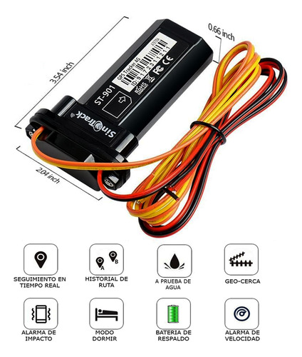 Gps Sinotrack St901l Rastreador 4g Motocicleta Auto Relay