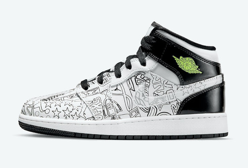 Zapatilla Jordan 1 Mid Se Niño ( 23 Cm ) 4y