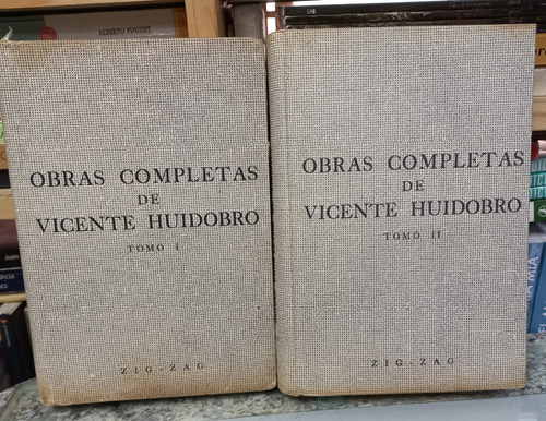 Obras Completas Vicente Huidobro 2 Tomos Impecable