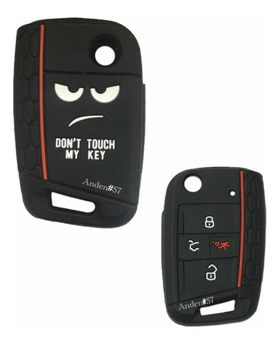 Funda Protector De Silicon Llave Mk7 Don't Touch My Key