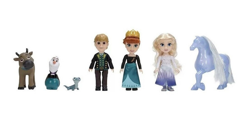 Set Frozen Adventures Arendelle 7 Personajes Muñecas Msi