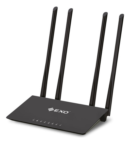 Router Wireless Exonet Gwf4 Dual Band 4 Antenas 1200 Mbps Color Negro