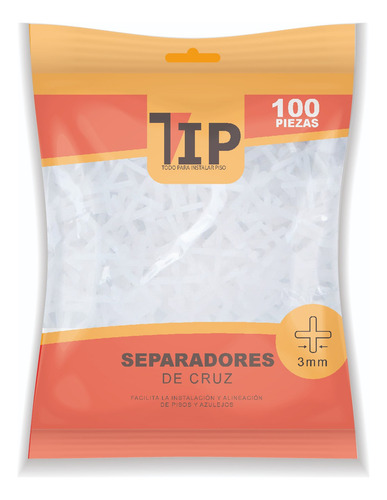 5,000 Tip Separadores Crucetas Cruz Piso Loseta Ceramica Color 3mm