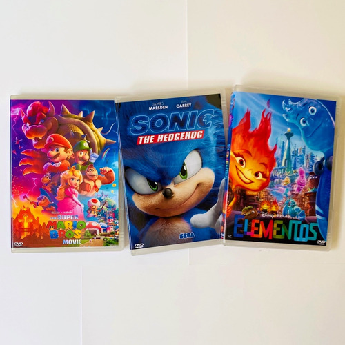 Dvd Super Mario Bros O Filme 2023 Sonic 2020 Elementos 2023