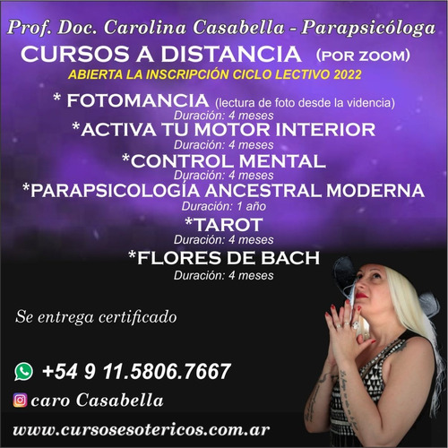 Imagen 4 de 4 de Videntecursos De Fotomancia (lectura De Foto,desde La Videc)