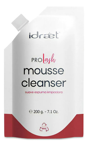 Idraet Pro Lash Mousse Cleanser Refill Espuma Limpieza 200ml