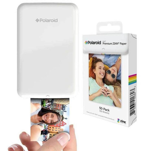 Polaroid Premium Zink 2x3 Papel De Fotografias - 50 Unidades