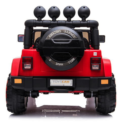 Carrinho Elétrico Infantil Jipe Vermelho 2 Motores Potente