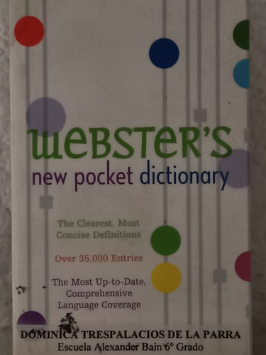 Webster´s New Pocket Dictionary