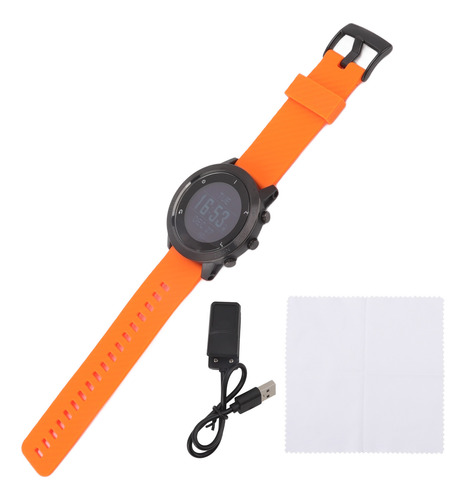 Reloj De Buceo Naranja Para Hombre Multifuncional