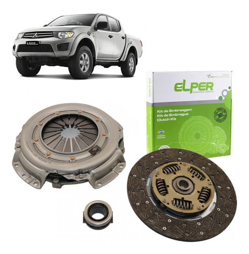 Kit Embreagem Mitsubishi L200 Triton, Pajero Dakar 3.2 Td 