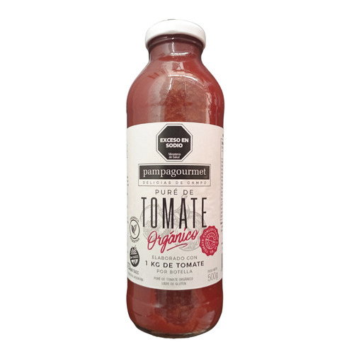 Pampa Gourmet Pure De Tomate Organico X 500grs