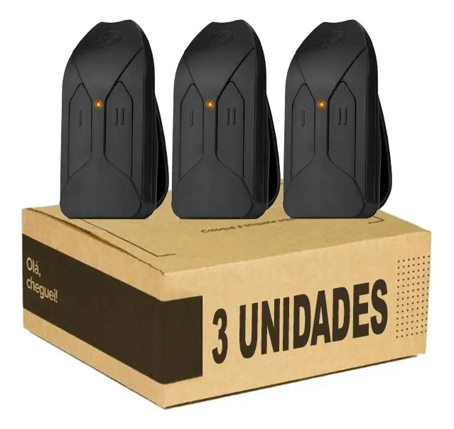 Kit 3x controle remoto Tok Ppa portao automatico alarme 433mhz