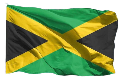 Bandera De Jamaica Grande, Fabricamos, 150x90 Cm 