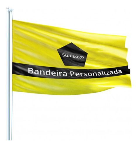Bandera personalizada para empresa, municipio, granja 1,35x1,93
