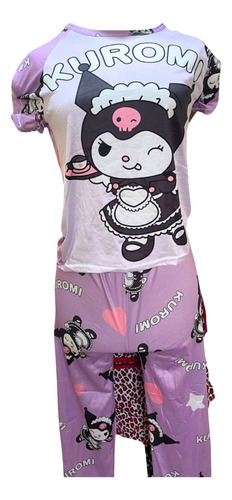 Pijama Morada Para Niñas - Confort Y Estilo