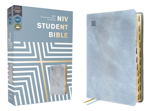 Niv, Student Bible, Leathersoft, Teal, Thumb Indexed, Comfort Print, De Yancey, Philip. Editorial Zondervan, Tapa Dura En Inglés