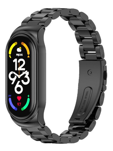 Correa De Reloj De Acero Inoxidable Para Xiaomi Mi Band 7