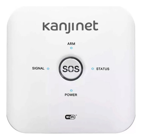 Sistema De Alarma Wi-fi Set Kanji Kjn-alam01 Color Blanco