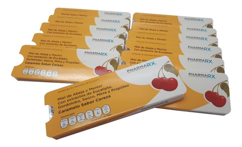 Imagen 3 de 6 de Caramelos Cereza, De Miel De Abeja Y Mentol, Caja Con 12 Pz