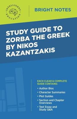 Libro Study Guide To Zorba The Greek By Nikos Kazantzakis...