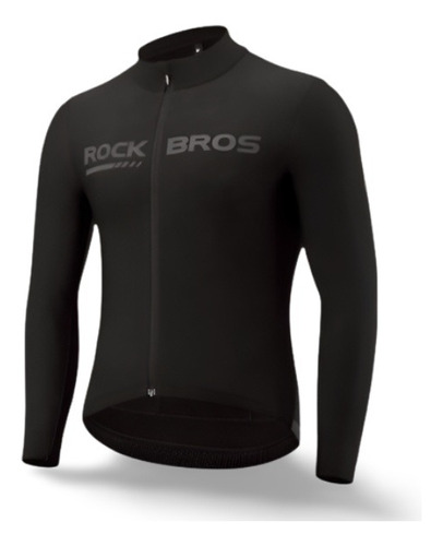 Maillot Jersey Rockbros Manga Larga De Ciclismo Con Bolsillo