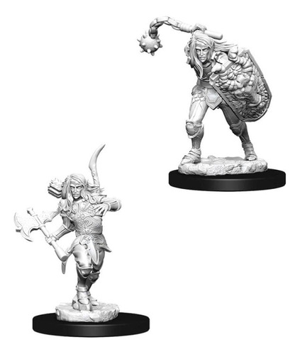 Pathfinder Deep Cutts Miniaturas Sin Pintar: Peleador De Elf