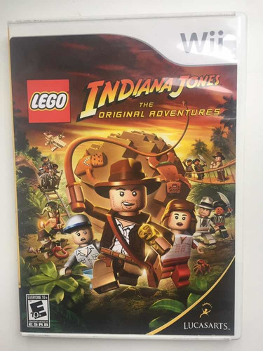 Capa Vazia Lego Indiana Jones Nintendo Wii